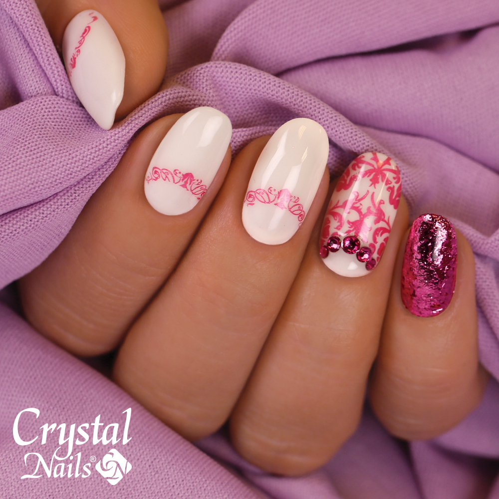 Stamping lacquer nyomdalakk - chrome pink - 2. kép