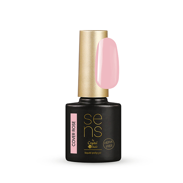 SENS Liquid Polygel Cover Rose - 10ml - 2. kép