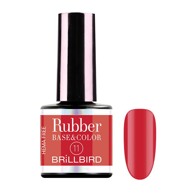 Rubber Gel HEMA Free Base&Color - 11 - 8ml - 2. kép