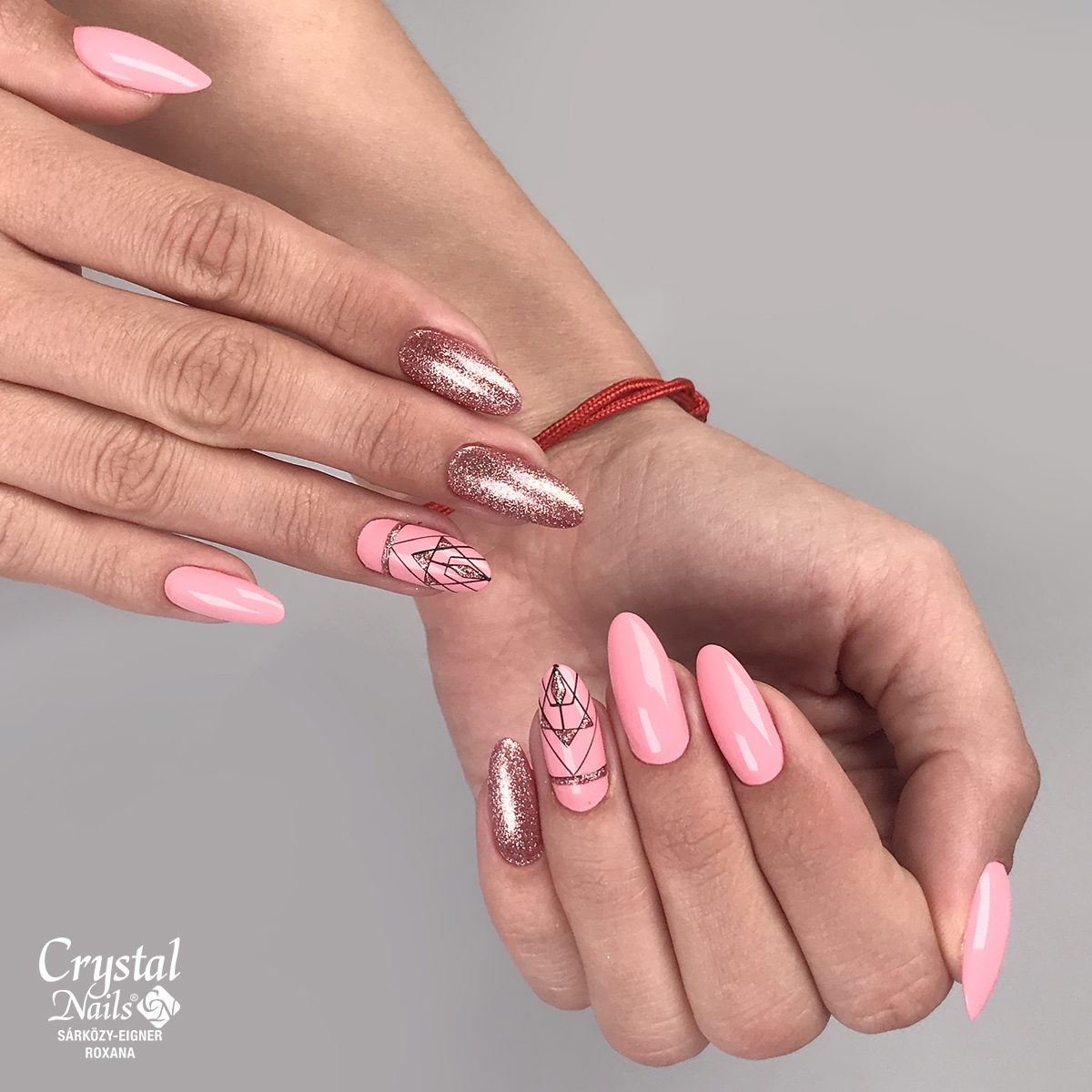 Bubblegum color gel - Black 3ml - 2. kép