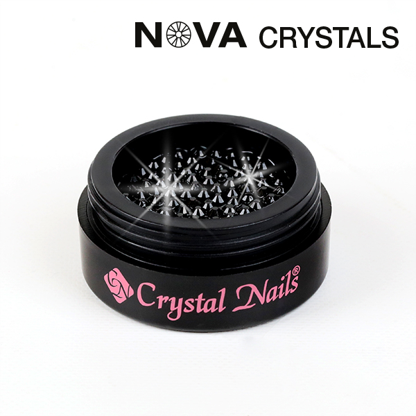 NOVA Crystals Strasszkő - Black SS8 (2,4 mm) - 2. kép