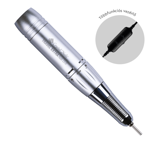 Travel Extra Nail Drill csiszológép - Silver - 2. kép