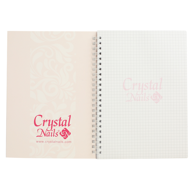 Crystal Nails spirál jegyzetfüzet - 2. kép