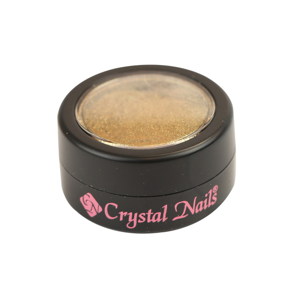 Crystal Nails ChroMirror króm pigmentpor - Gold - 2. kép