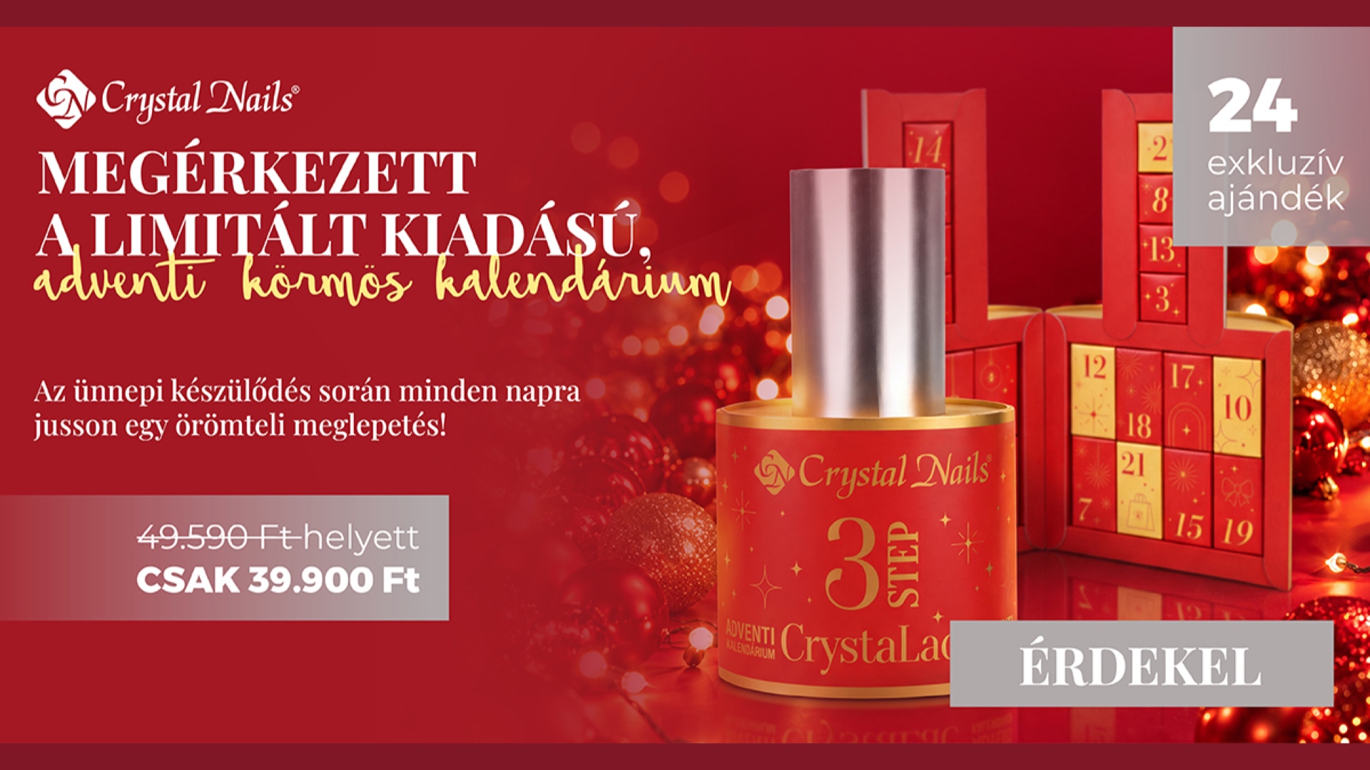 Crystal Nails Adventi naptár 2026